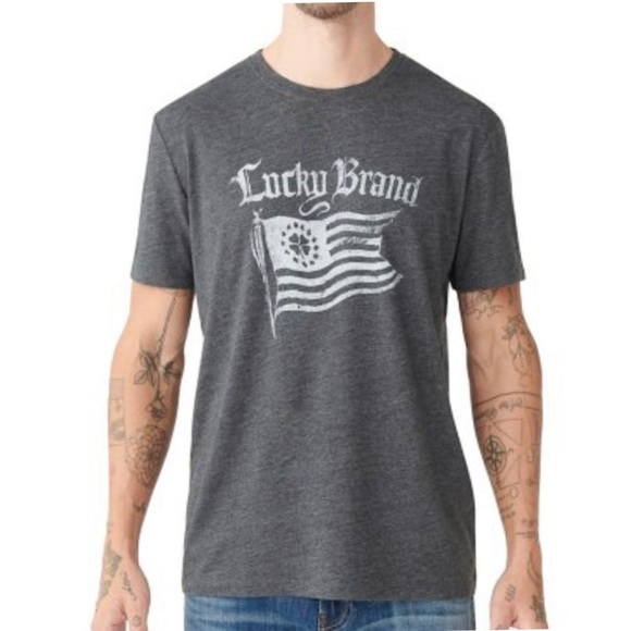 Lucky Brand Bear Sweater: T-Shirt Uomo Con Orso, Girocollo, Cotone Morbido, Grafica Frontale